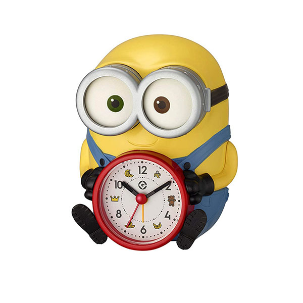 미니언즈 밥 말하는 시계 알람시계 탁상시계