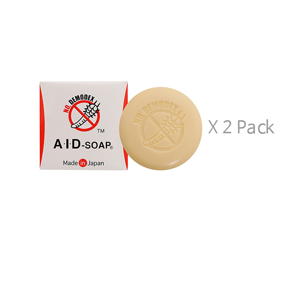 AID SOAP 모낭충 클렌저 세안 비누 100g X 2팩
