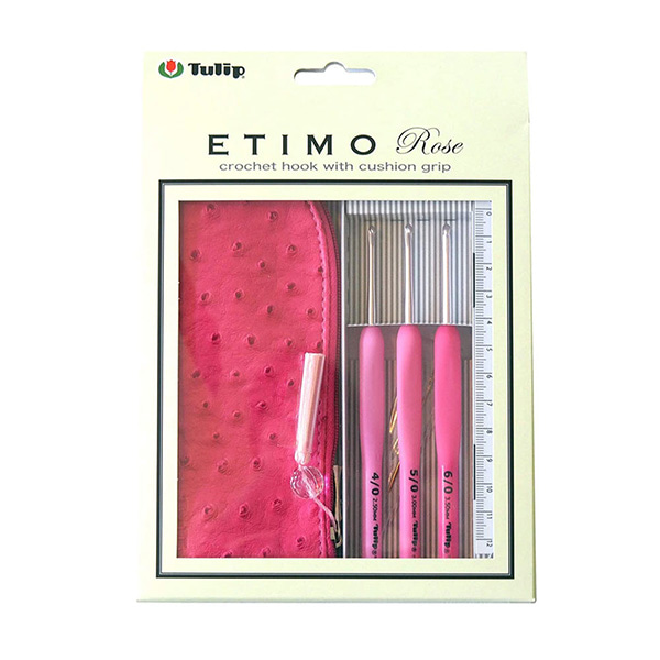 에티모 튤립 핑크 로즈 코바늘 미니 세트 TER-15
