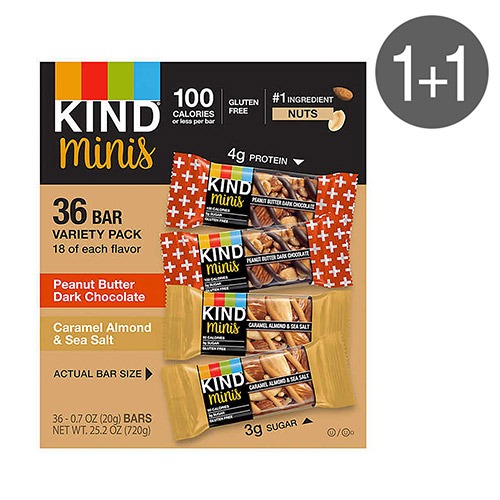 Kind Mini 카인드 미니 바 프로틴 영양바 곡물바 36개 1+1