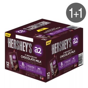 허쉬 a2 저지방 밀크 초콜릿 초콜렛 236ml X 12팩 1+1