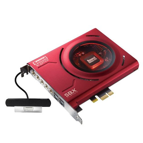 사운드 블라스터 게이밍 사운드 카트 SB1500 Sound Blaster Z SBX PCIe Gaming Sound Card